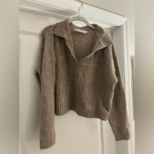 ASTR the Label Tan Sweater